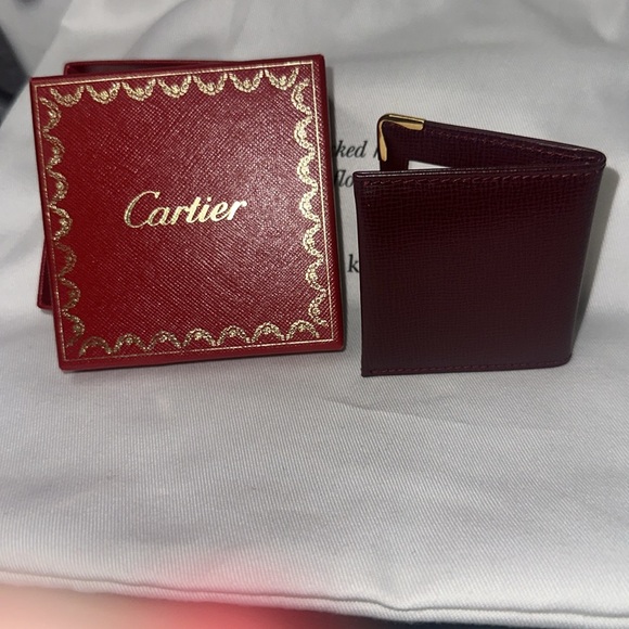 Cartier Leather Photo Case NIB Vintage - Picture 5 of 5